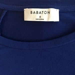 Babaton cropped winged shirt